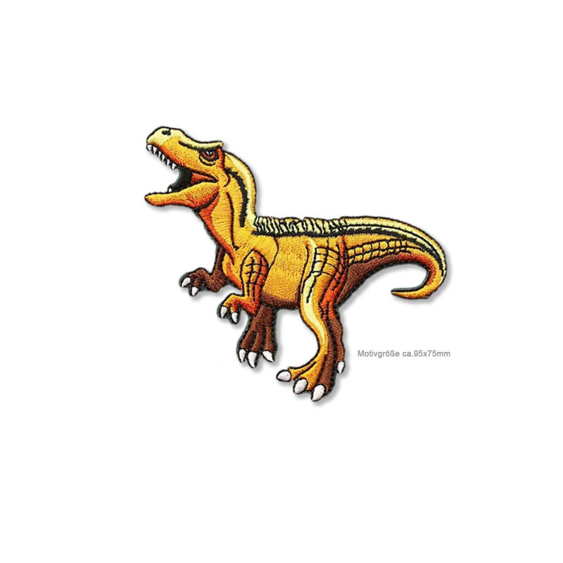 T-Rex, grün, Tyrannosaurus Rex, Dino, Dinosaurier, Patch, Bügelbild,  Aufbügler, Aufnäher